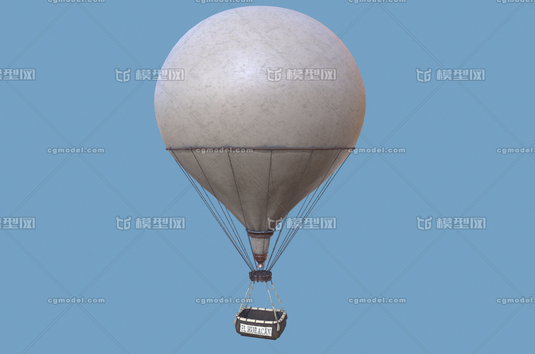 028 pbr次世代 热气球 复古热气球_载具工厂作品_飞机/航空器其他航天